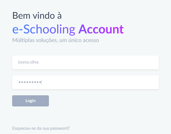 Type what you use to sign in — username, email, alias or mobile number — and the password, and press Login.