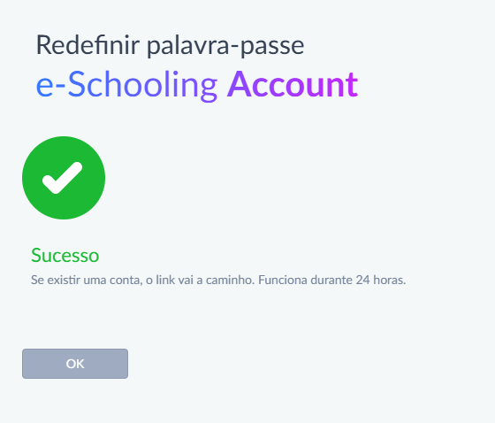 If there is an account, you receive an email with a link. The link works for 24 hours and only once; if you ask for another, only the latest works. Check your spam folder too.
